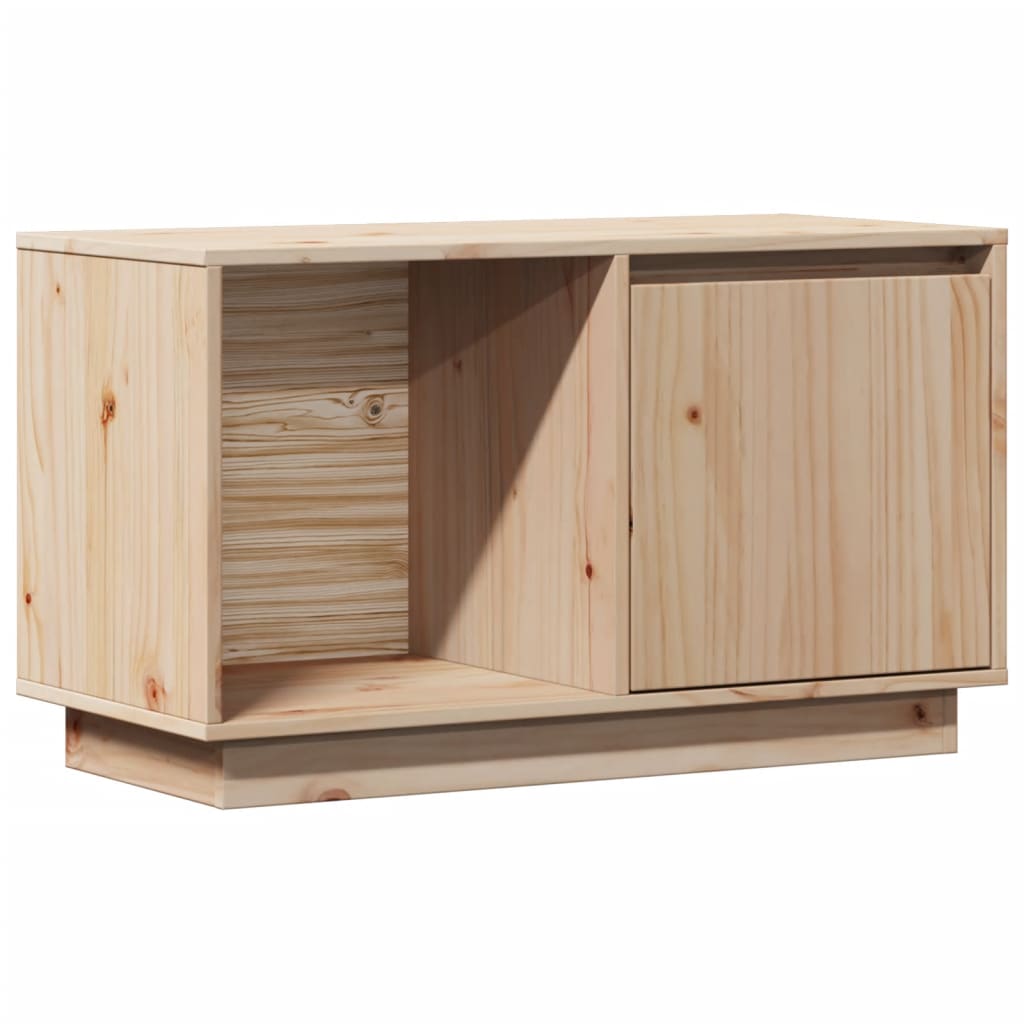 vidaXL TV-Schrank 74x35x44 cm Massivholz Kiefer