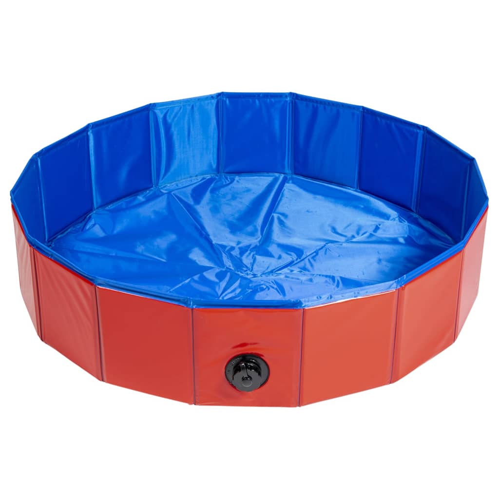 Animal Boulevard Haustier-Pool Cooling M 80x80x20 cm Rot/Blau