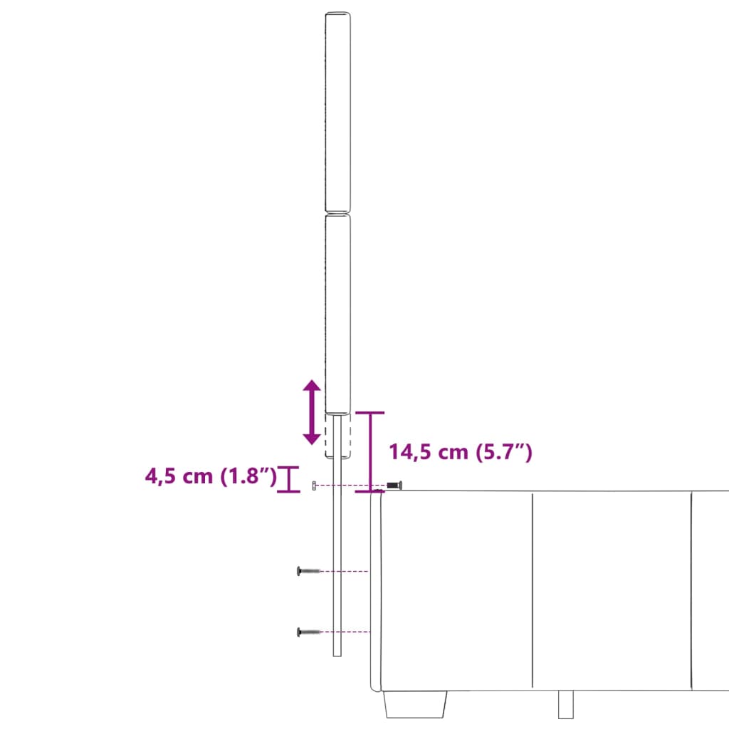 vidaXL Boxspringbett mit Matratze Schwarz 120x200 cm Stoff