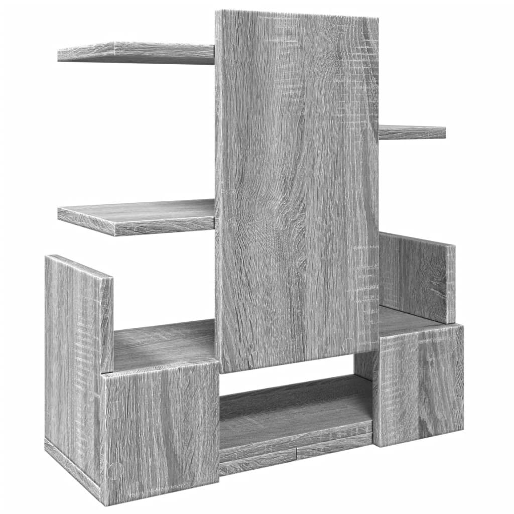 vidaXL Schreibtisch-Organizer Grau Sonoma 49x20x52,5 cm Holzwerkstoff