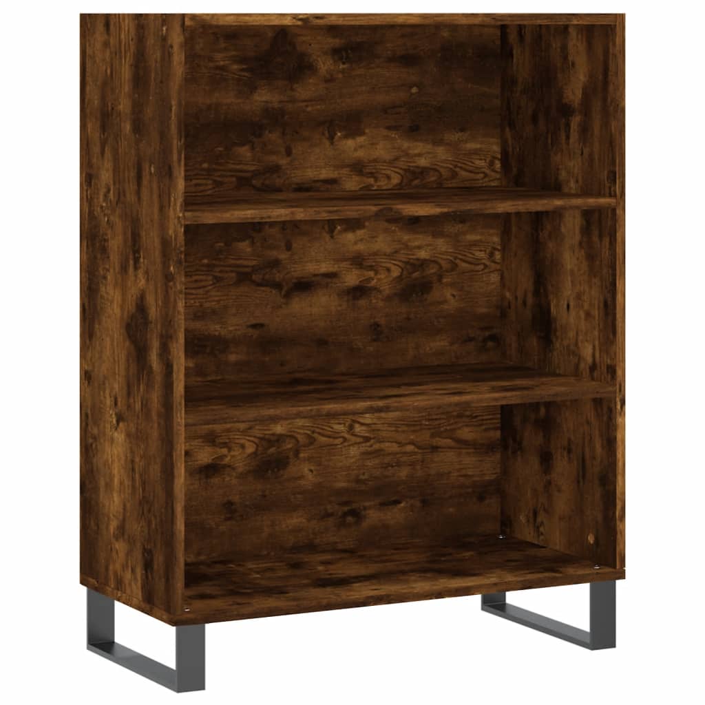 vidaXL Regalschrank Räuchereiche 69,5x32,5x90 cm Holzwerkstoff