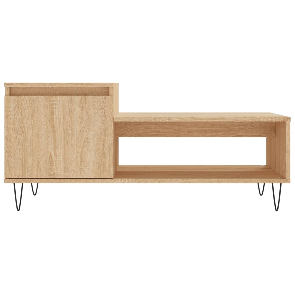 vidaXL Couchtisch Sonoma-Eiche 100x50x45 cm Holzwerkstoff