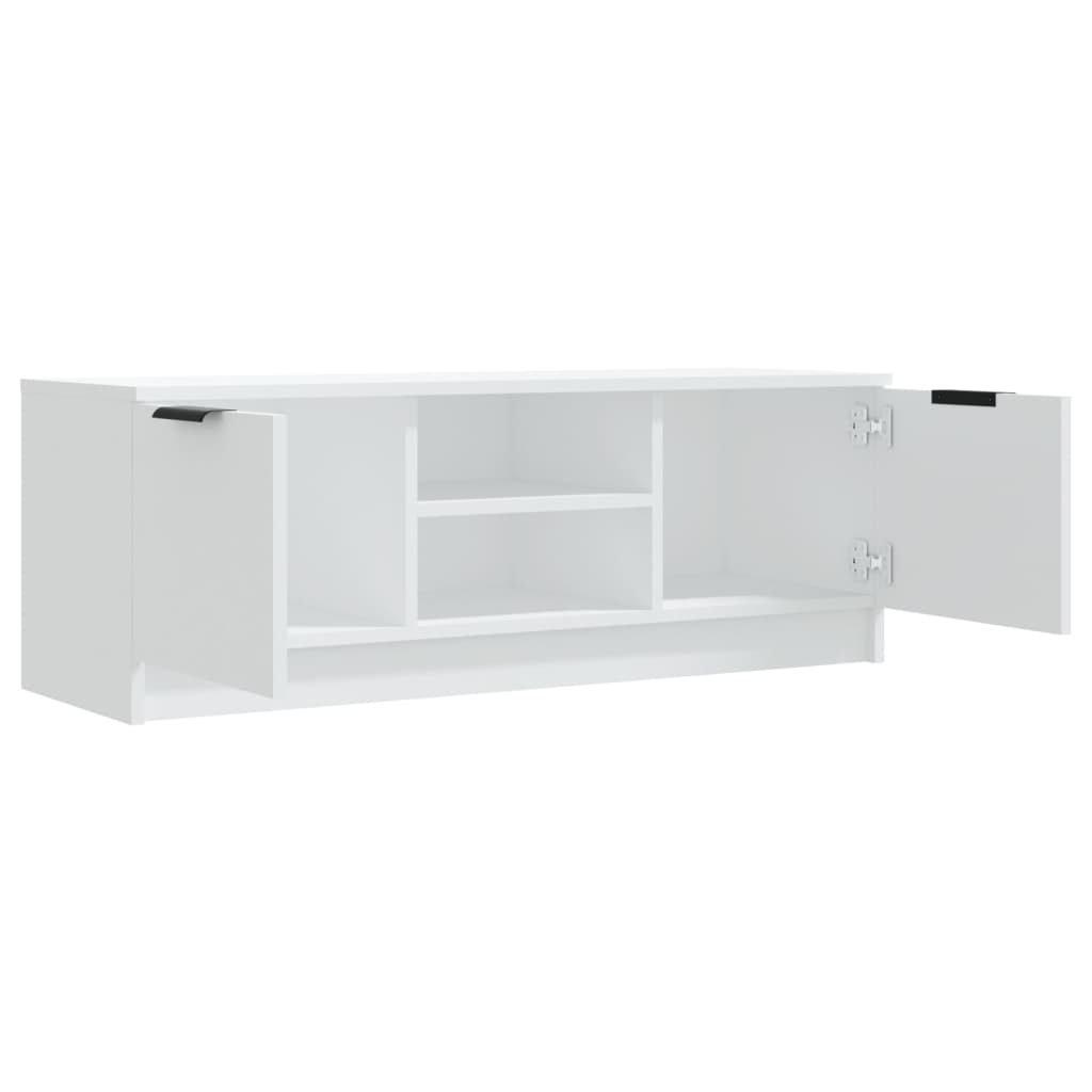 vidaXL TV-Schrank Weiß 102x35x36,5 cm Holzwerkstoff