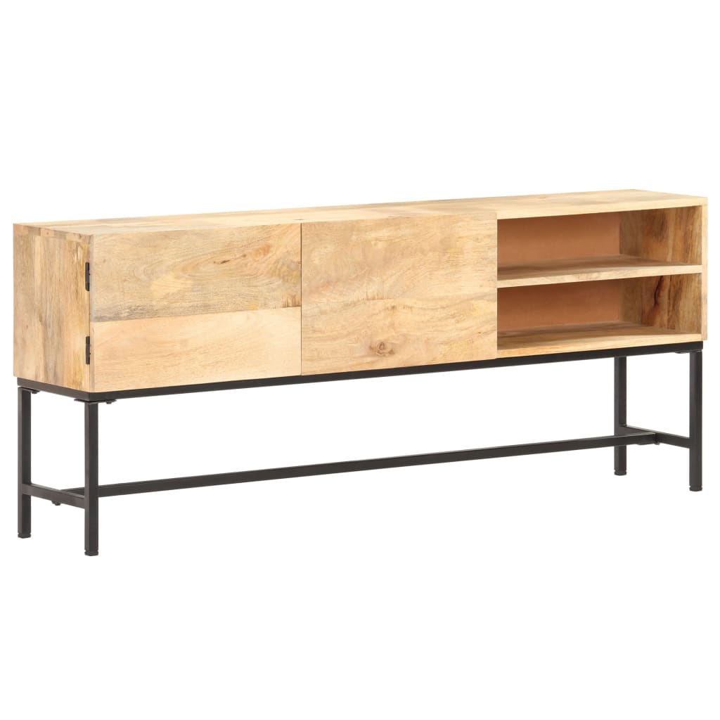 vidaXL Sideboard 145x30x60 cm Mango Massivholz