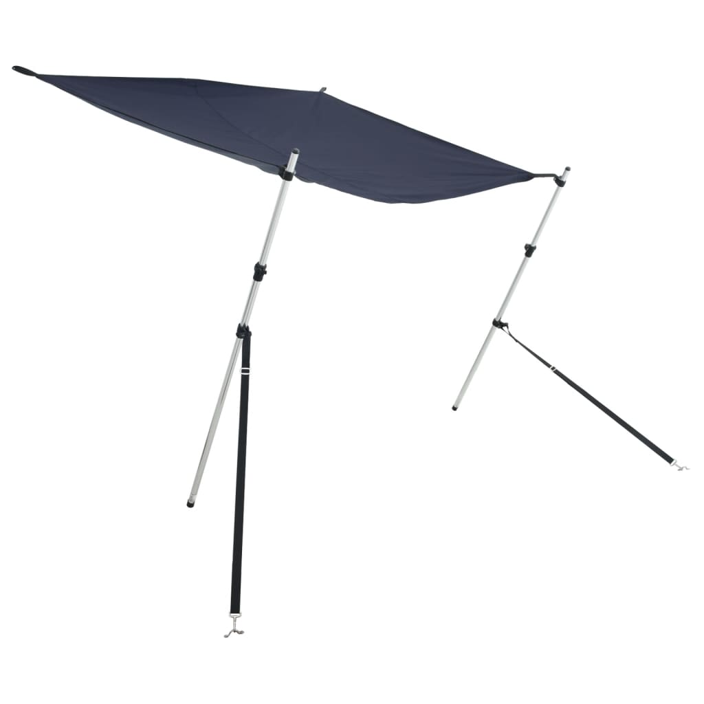 vidaXL T-Top-Beschattungsverlängerung Blau 170x170x(115-183) cm