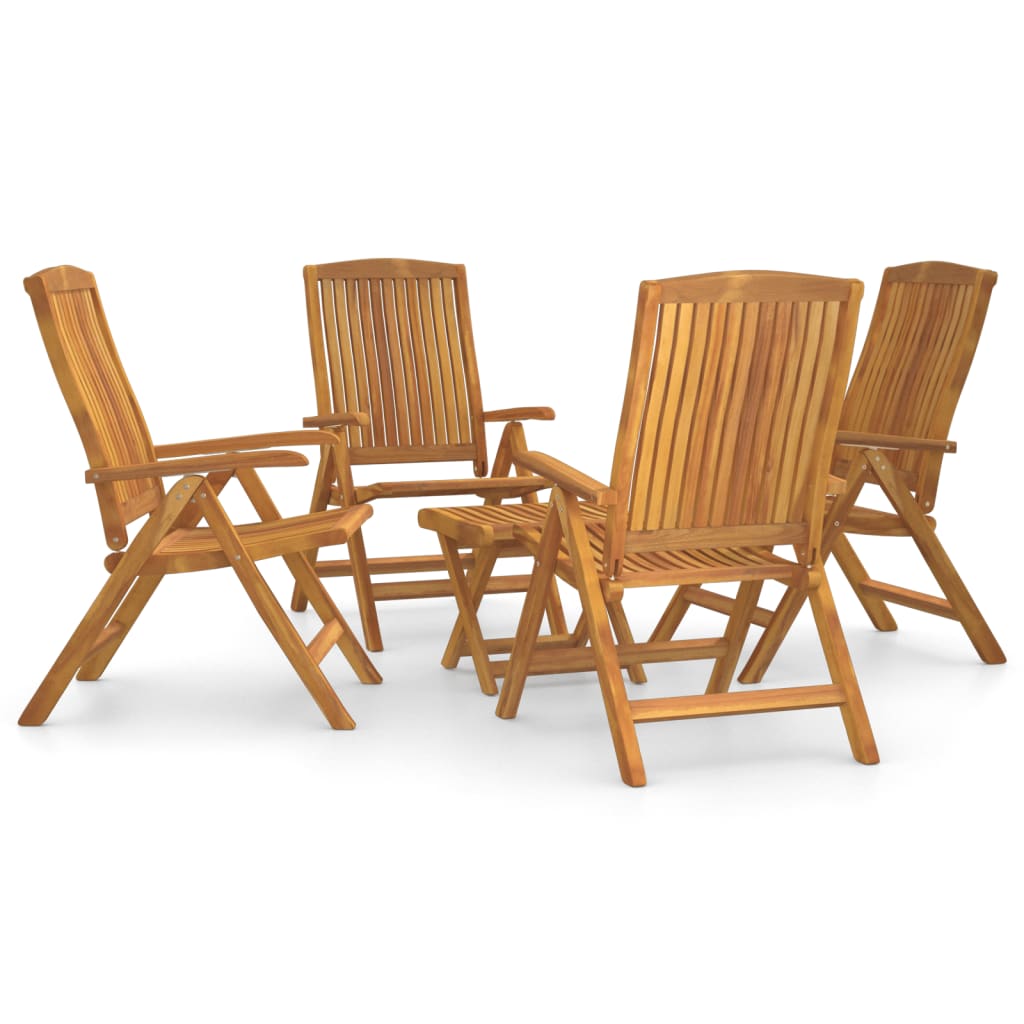 vidaXL 5-tlg. Garten-Lounge-Set Massivholz Teak