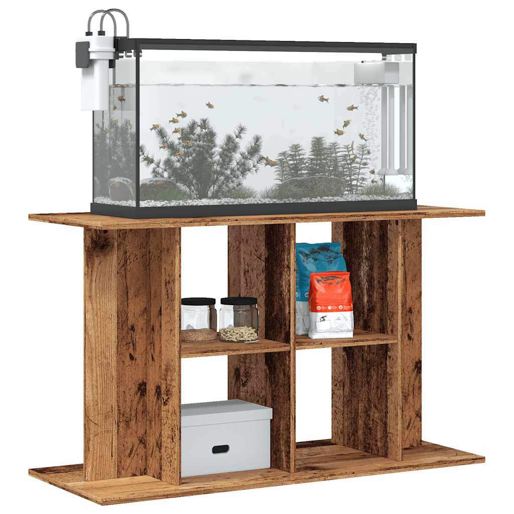 vidaXL Aquariumständer Altholz-Optik 100x40x60 cm Holzwerkstoff