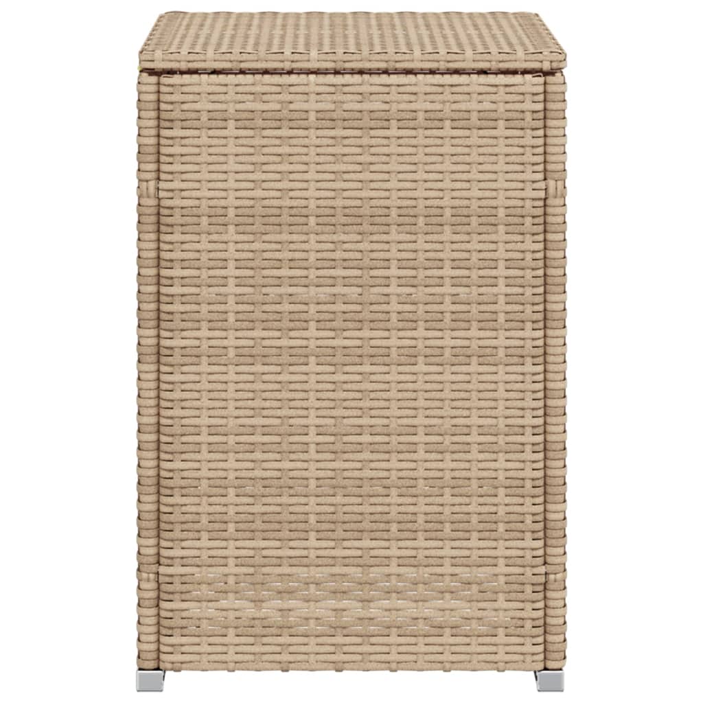 vidaXL Propan-Tank-Verstecktisch Beige 40x40x60 cm Poly Rattan