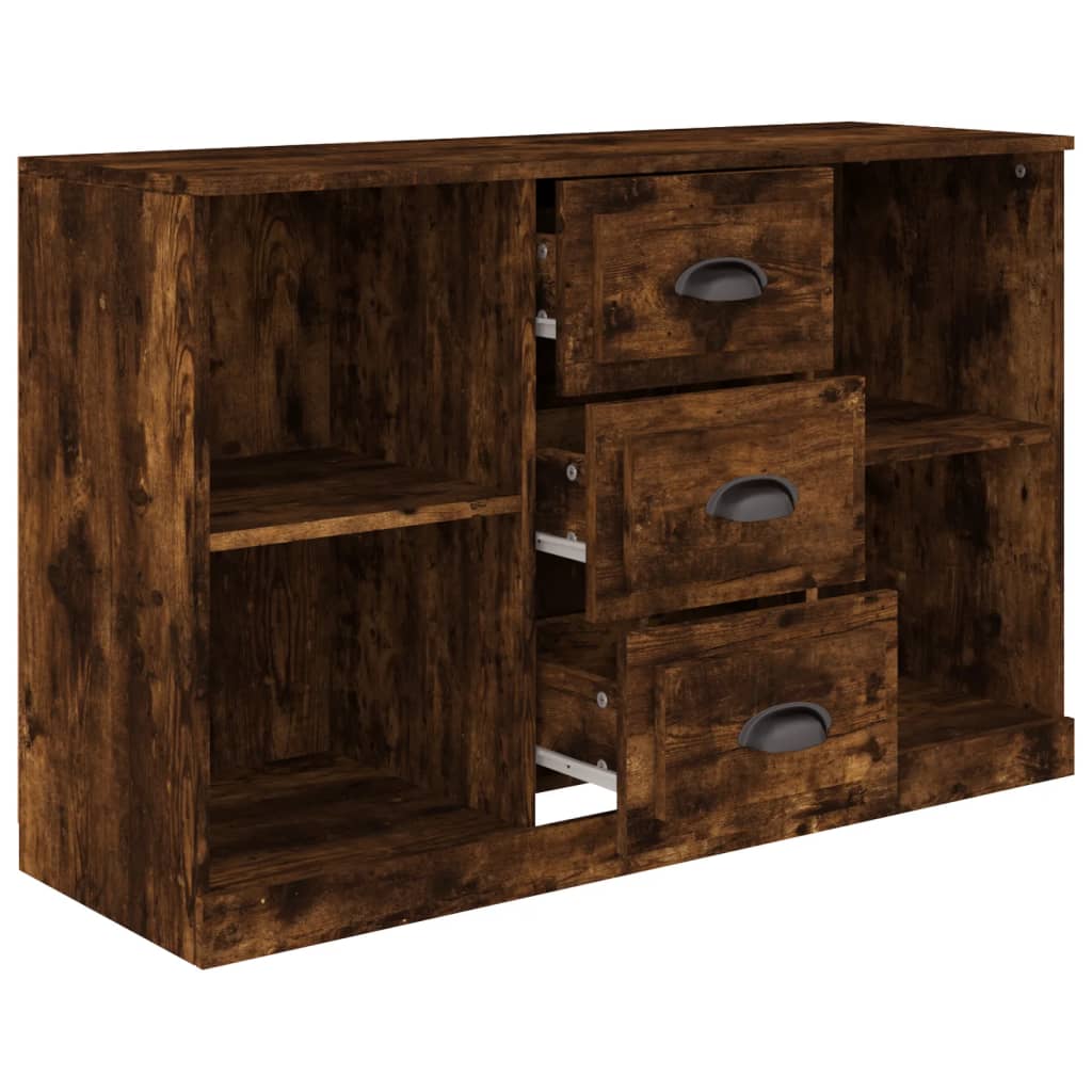 vidaXL Sideboard Räuchereiche 104,5x35,5x67,5 cm Holzwerkstoff