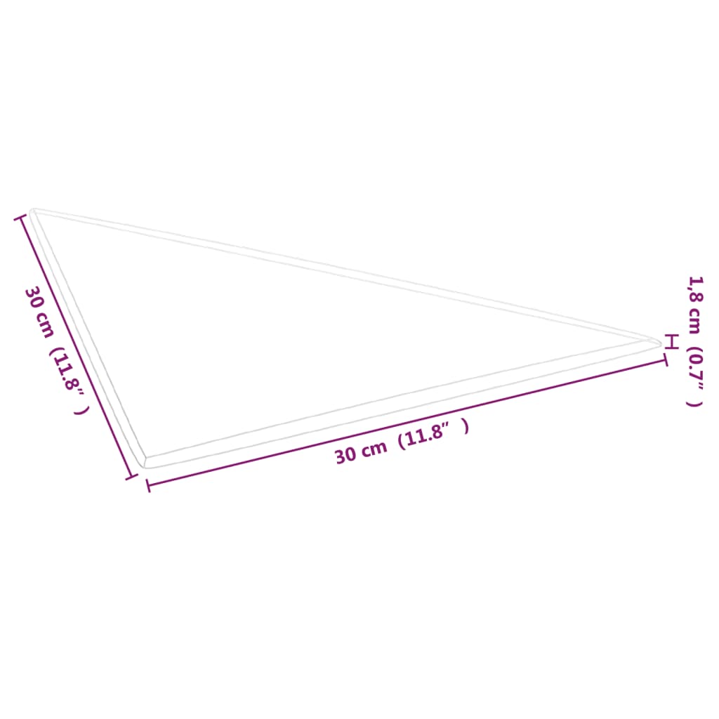 vidaXL Wandpaneele 12 Stk. Cappuccino 30x30 cm Kunstleder 0,54 m²