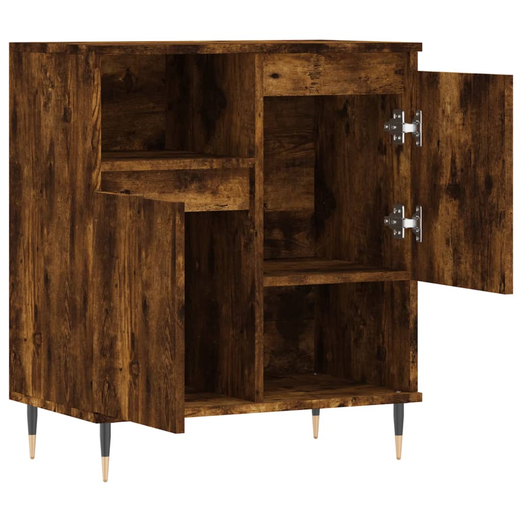 vidaXL Sideboard Räuchereiche 60x35x70 cm Holzwerkstoff