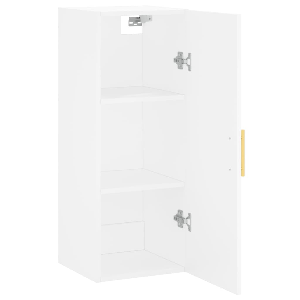 vidaXL Wandschrank Weiß 34,5x34x90 cm