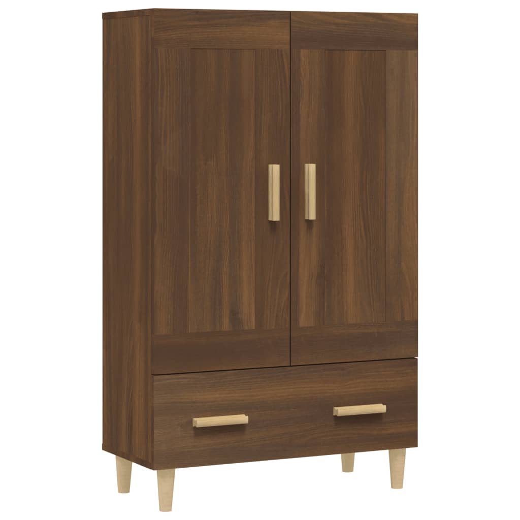 vidaXL Highboard Braun Eichen-Optik 70x31x115 cm Holzwerkstoff