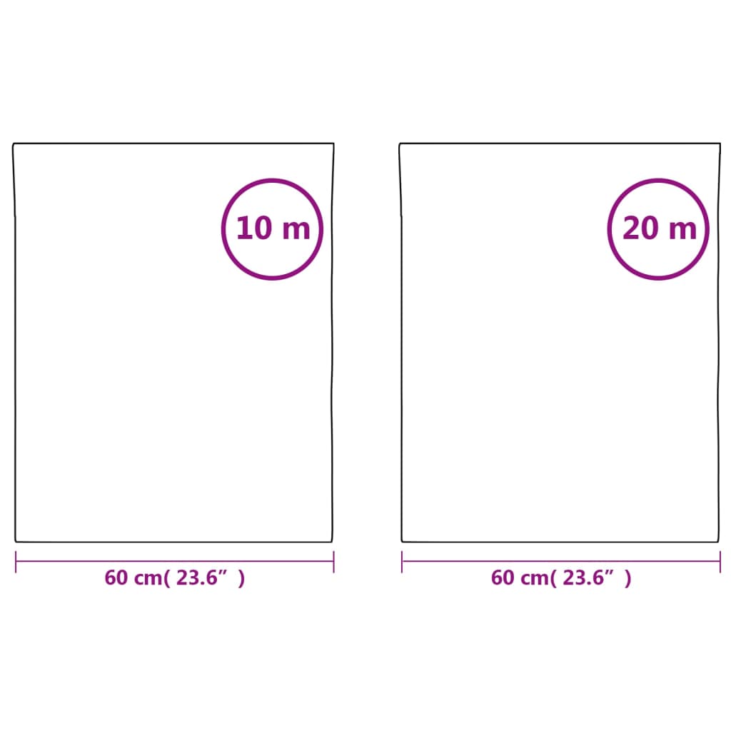 vidaXL Fensterfolien Matt Streifen-Design PVC