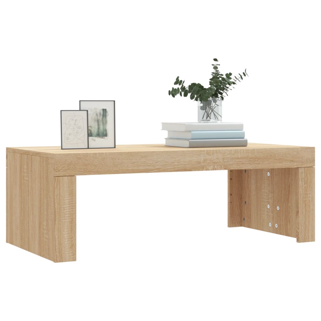 vidaXL Couchtisch Sonoma-Eiche 102x50x36 cm Holzwerkstoff