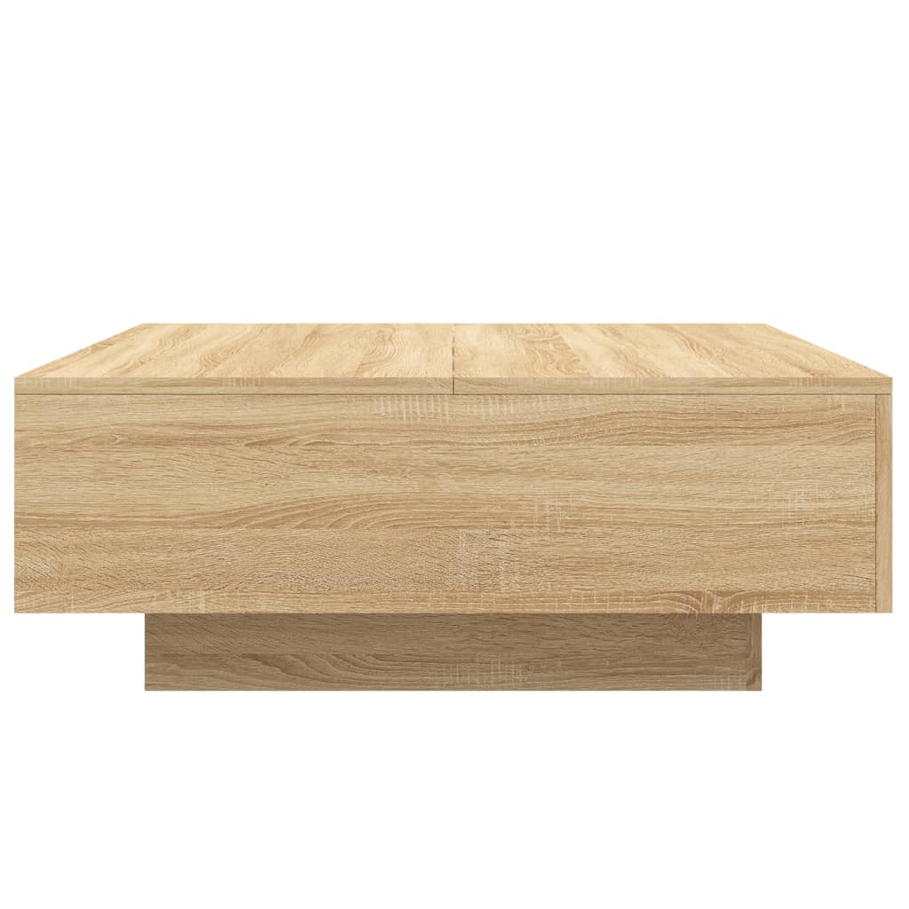 vidaXL Couchtisch Sonoma-Eiche 80x80x31 cm Holzwerkstoff