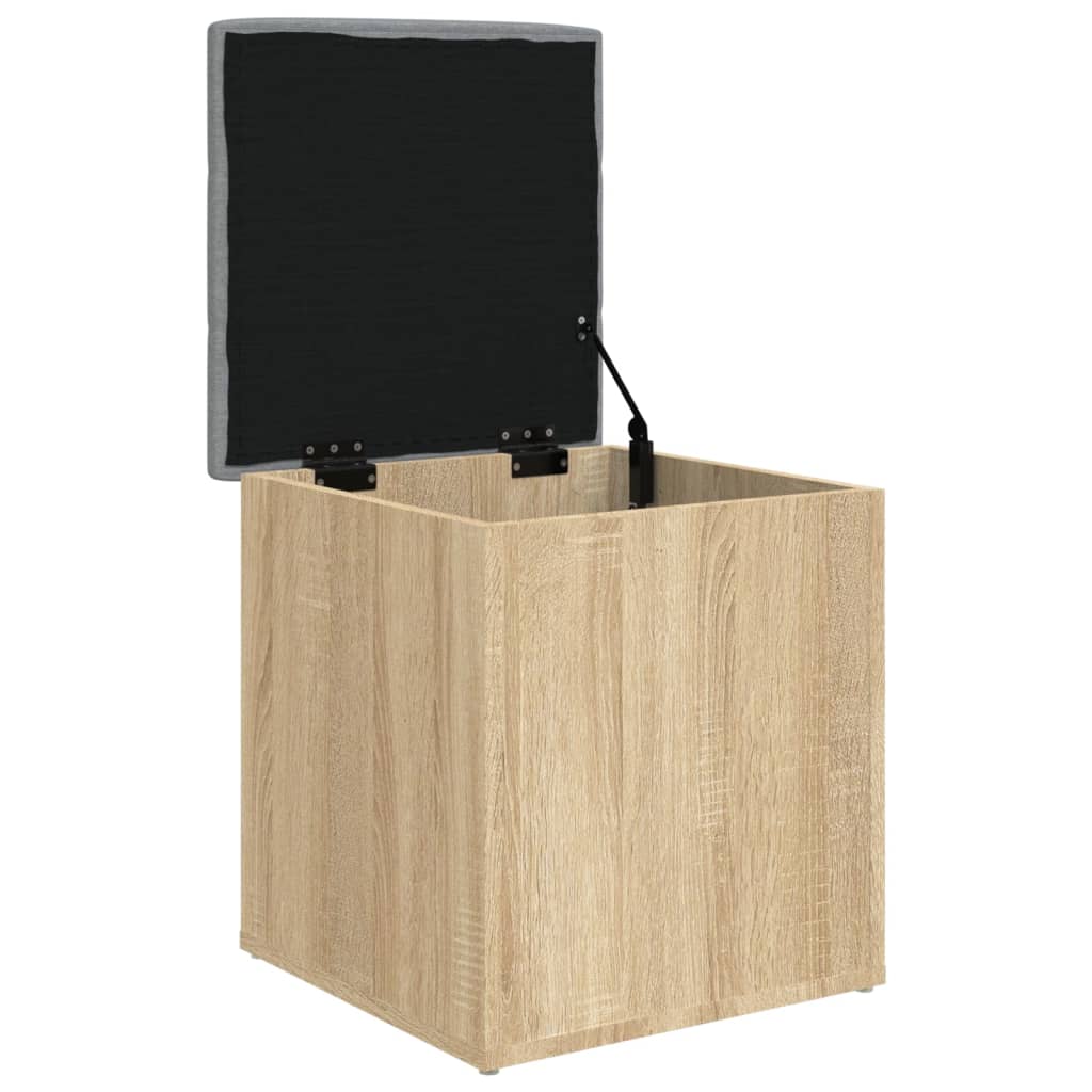 vidaXL Sitzbank mit Stauraum Sonoma-Eiche 42x42x45 cm Holzwerkstoff