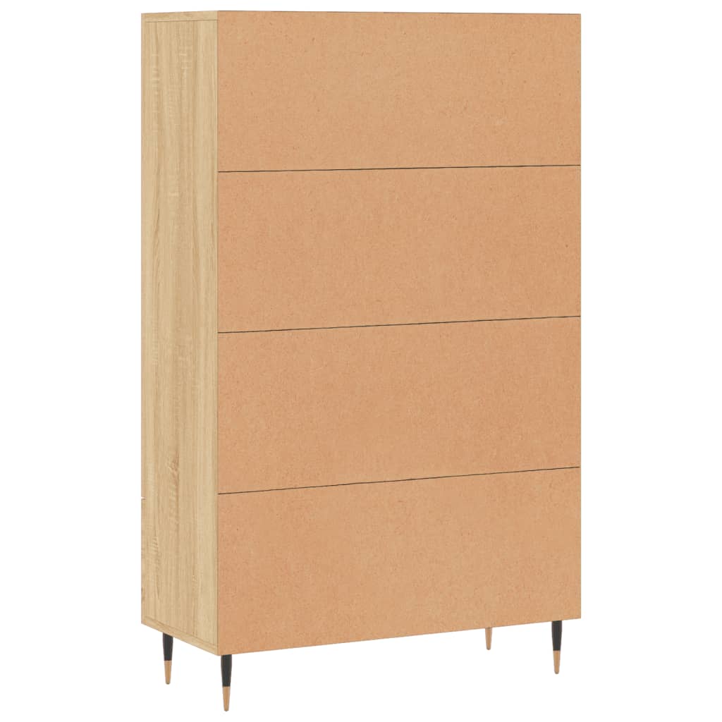 vidaXL Highboard Sonoma-Eiche 69,5x31x115 cm Holzwerkstoff