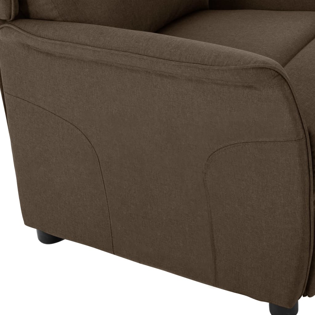 vidaXL Relaxsessel Braun Stoff