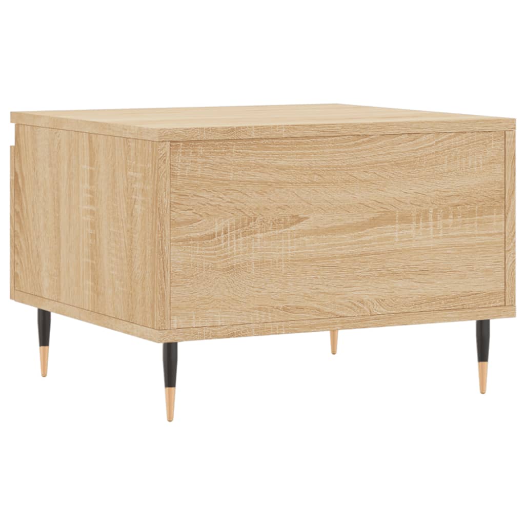 vidaXL Couchtische 2 Stk. Sonoma-Eiche 50x46x35 cm Holzwerkstoff