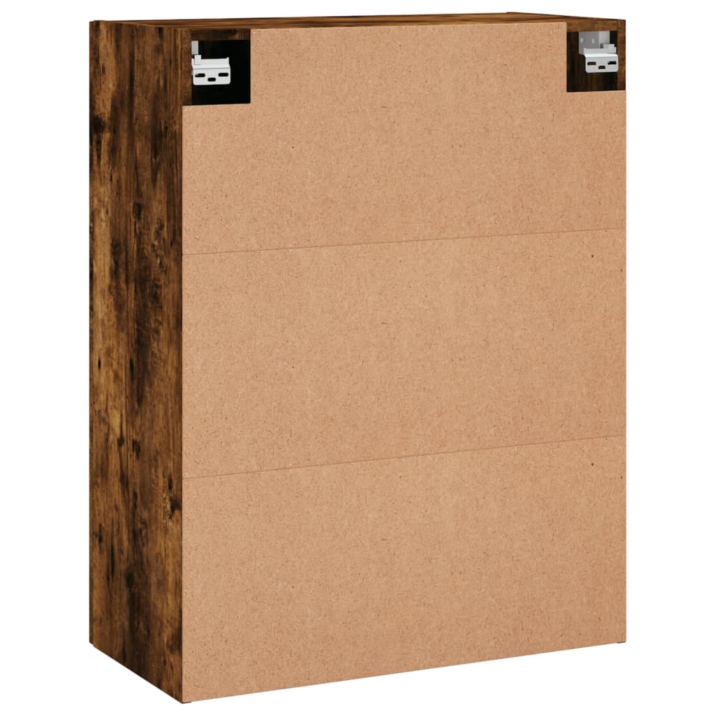 vidaXL Wandschrank Räuchereiche 69,5x34x90 cm Holzwerkstoff