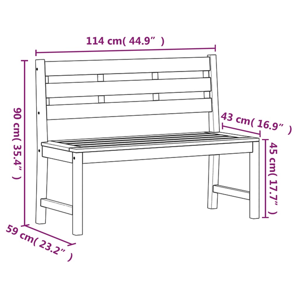 vidaXL 5-tlg. Garten-Essgruppe Massivholz Teak