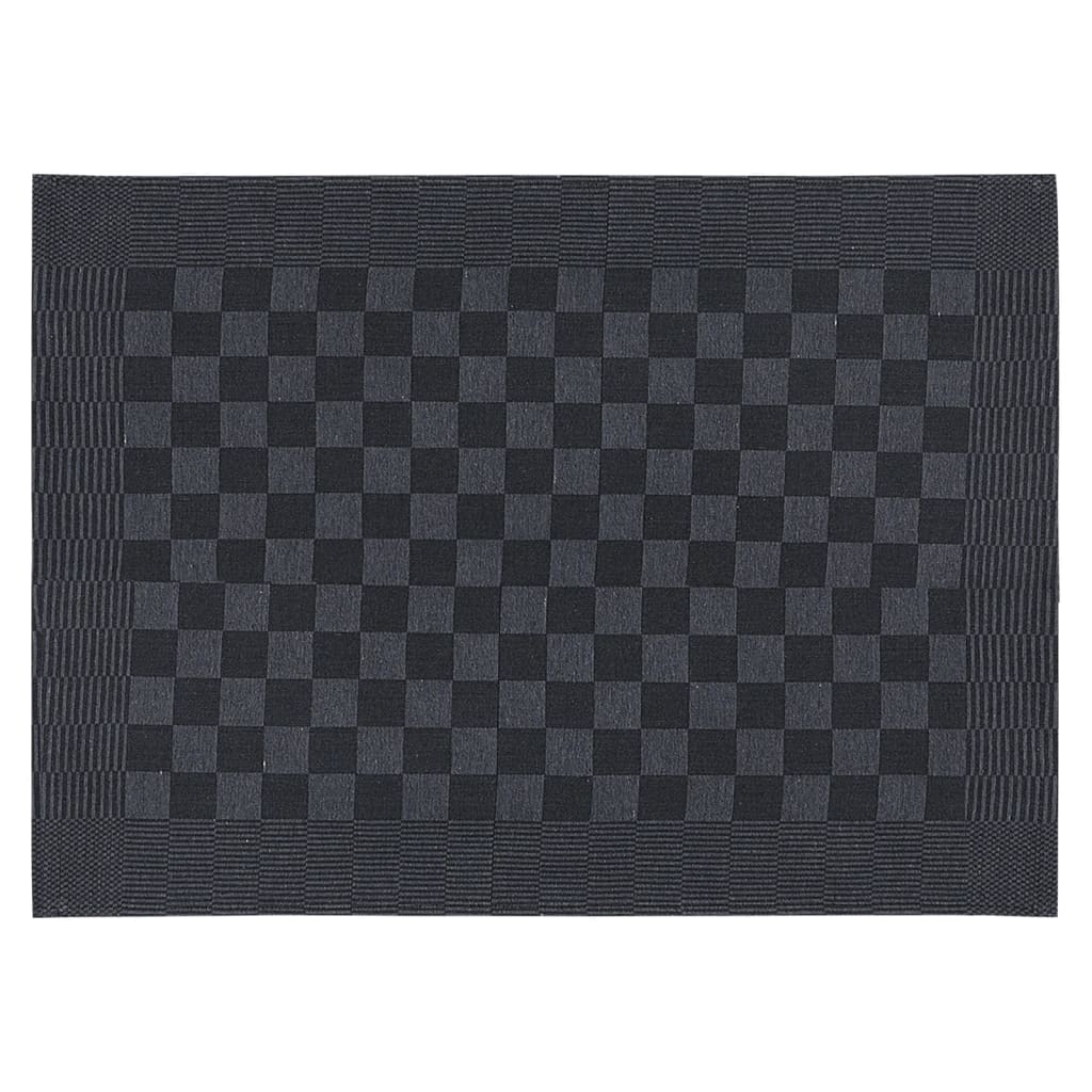 vidaXL Geschirrtücher 20 Stk. Schwarz und Grau 50x70 cm Baumwolle