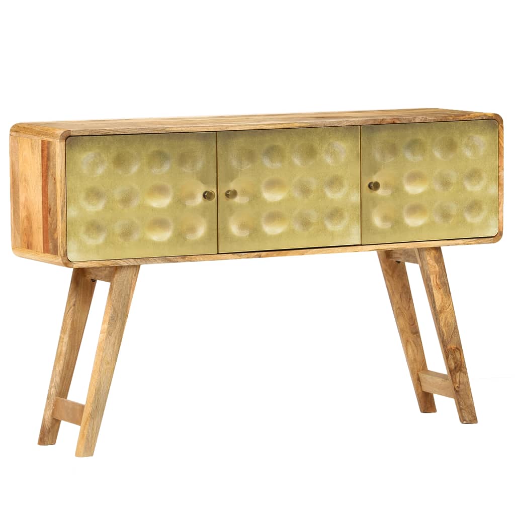 vidaXL Sideboard Massivholz Mango 120x30x80 cm