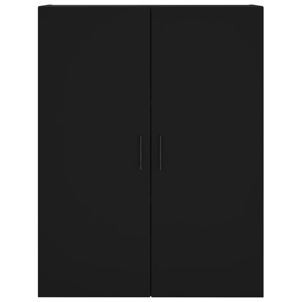 vidaXL Highboard Schwarz 69,5x34x180 cm Holzwerkstoff