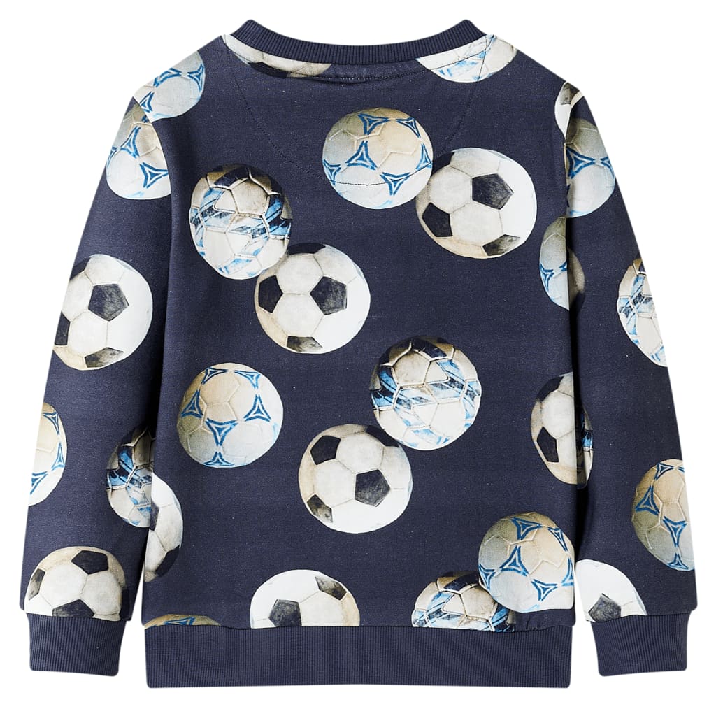 Kinder-Sweatshirt Marineblau 116