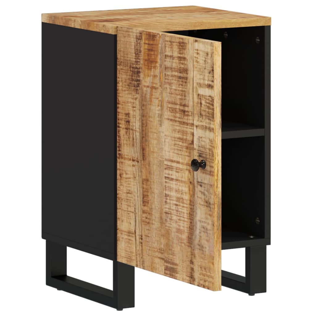 vidaXL Badschrank 38x33x58 cm Massivholz Mango