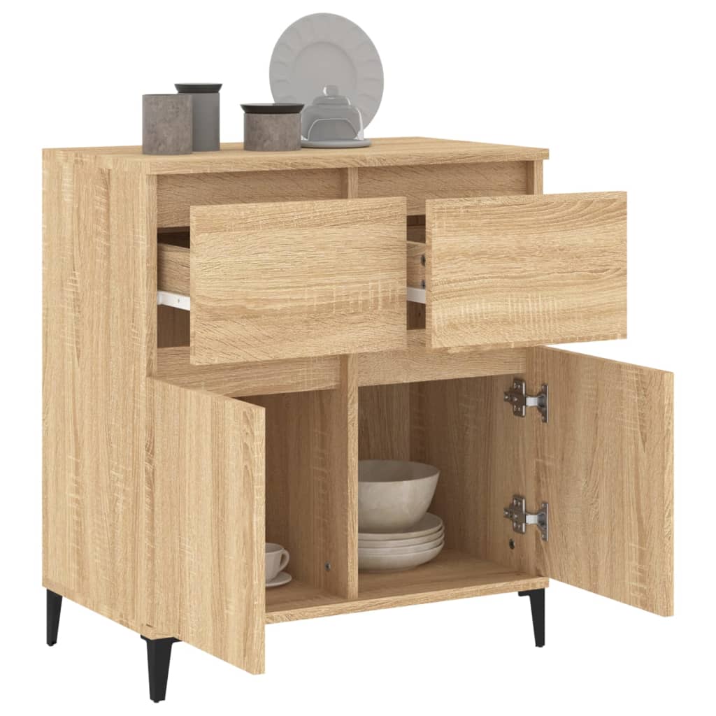 vidaXL Sideboard Sonoma-Eiche 60x35x70 cm Holzwerkstoff