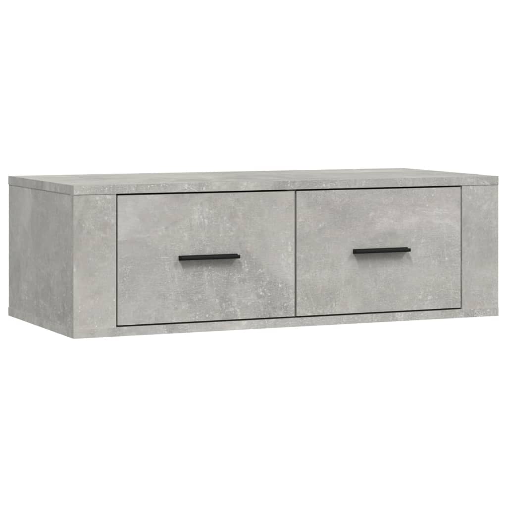 vidaXL TV-Wandschrank Betongrau 80x36x25 cm Holzwerkstoff