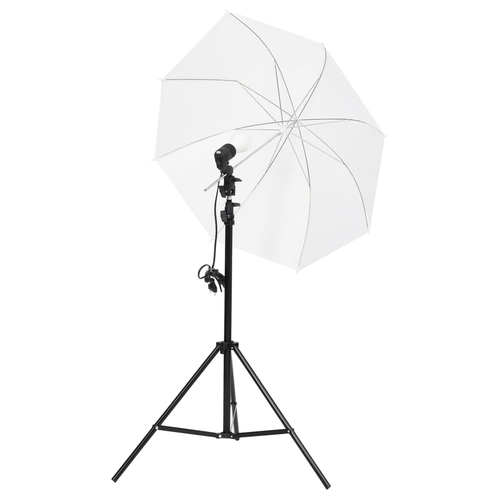 vidaXL Fotostudio-Set mit Beleuchtung, Hintergrund und Reflektor