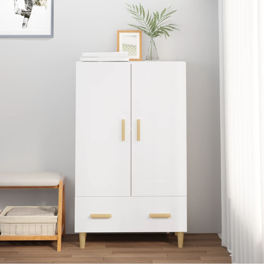 vidaXL Highboard Weiß 70x31x115 cm Holzwerkstoff