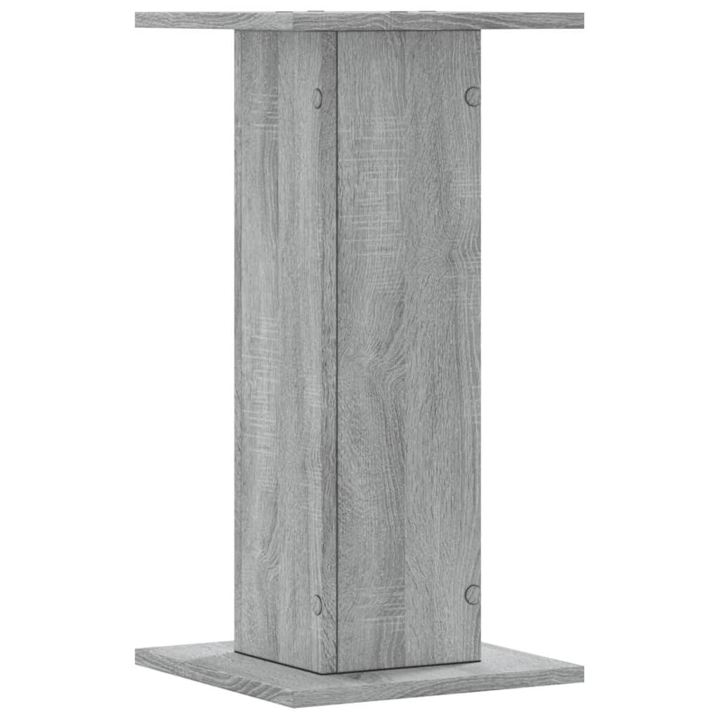 vidaXL Pflanzenständer 2 Stk. Grau Sonoma 30x30x60 cm Holzwerkstoff