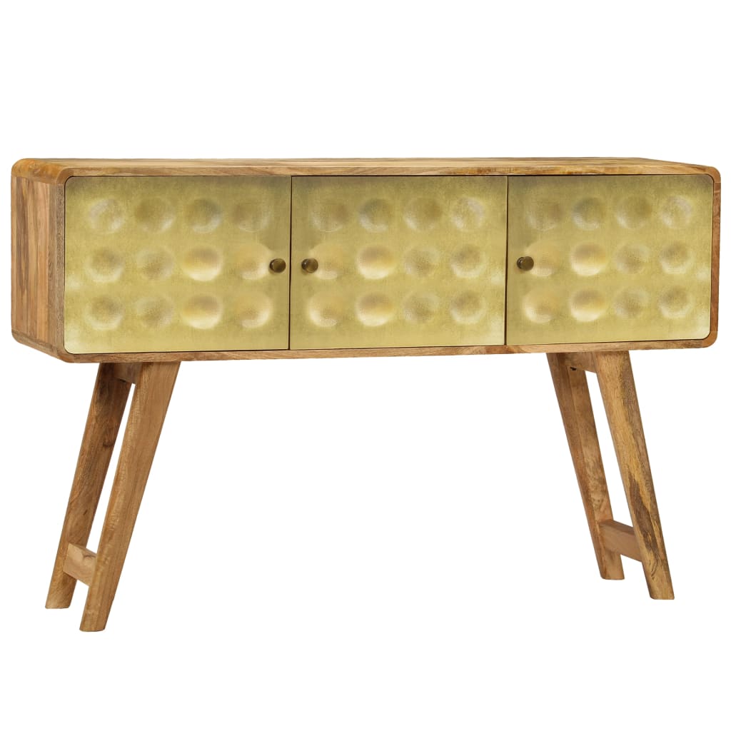 vidaXL Sideboard Massivholz Mango 120x30x80 cm