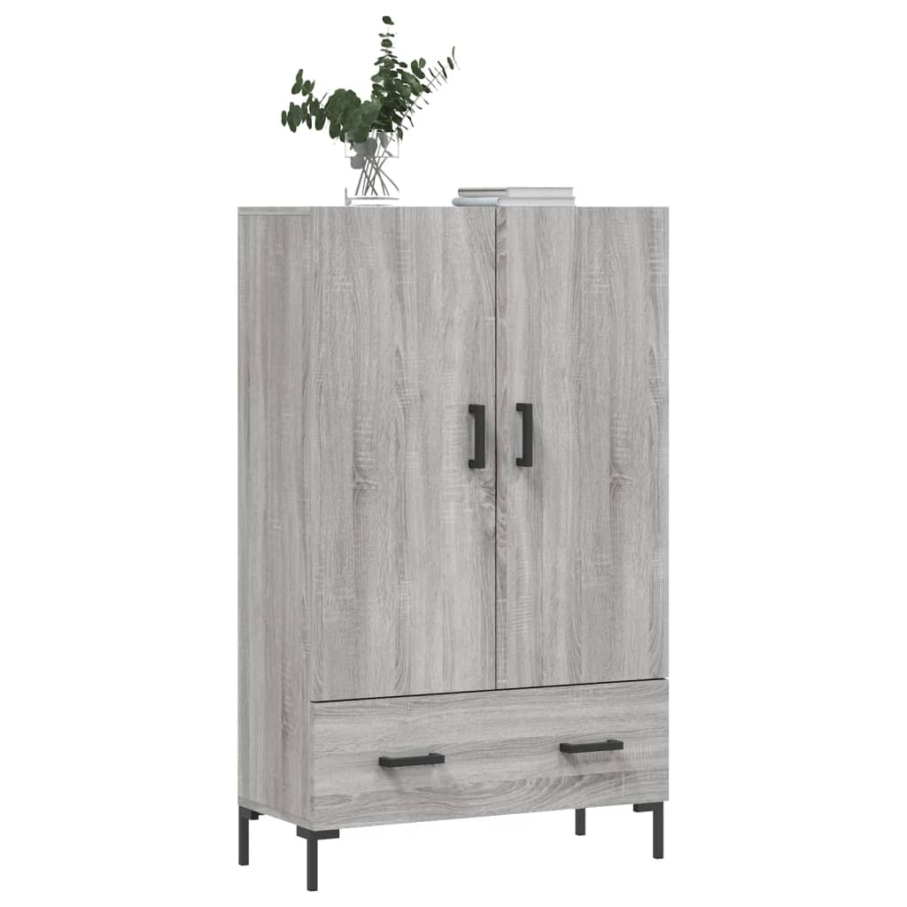 vidaXL Highboard Grau Sonoma 69,5x31x115 cm Holzwerkstoff