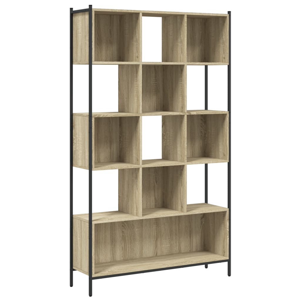 vidaXL Bücherregal Sonoma-Eiche 102x28x172 cm Holzwerkstoff