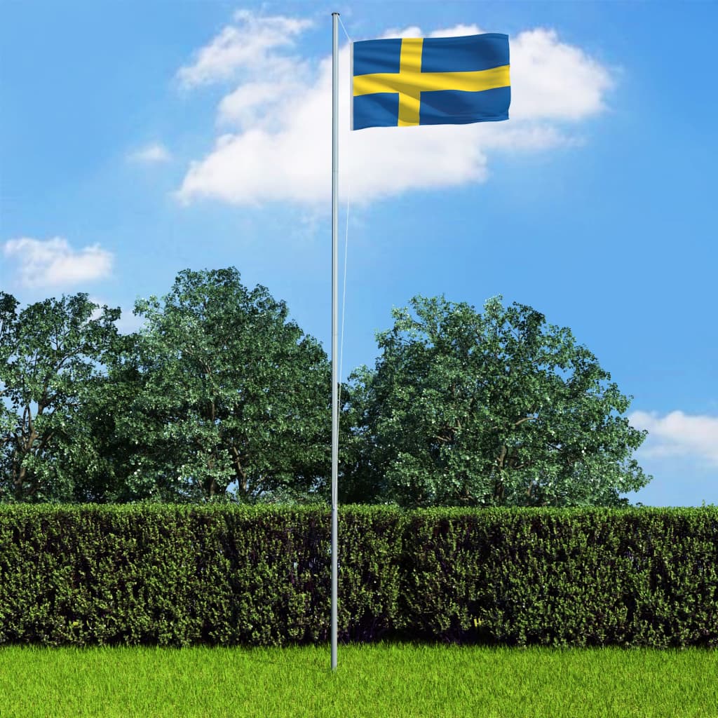 vidaXL Flagge Schwedens 90 x 150 cm