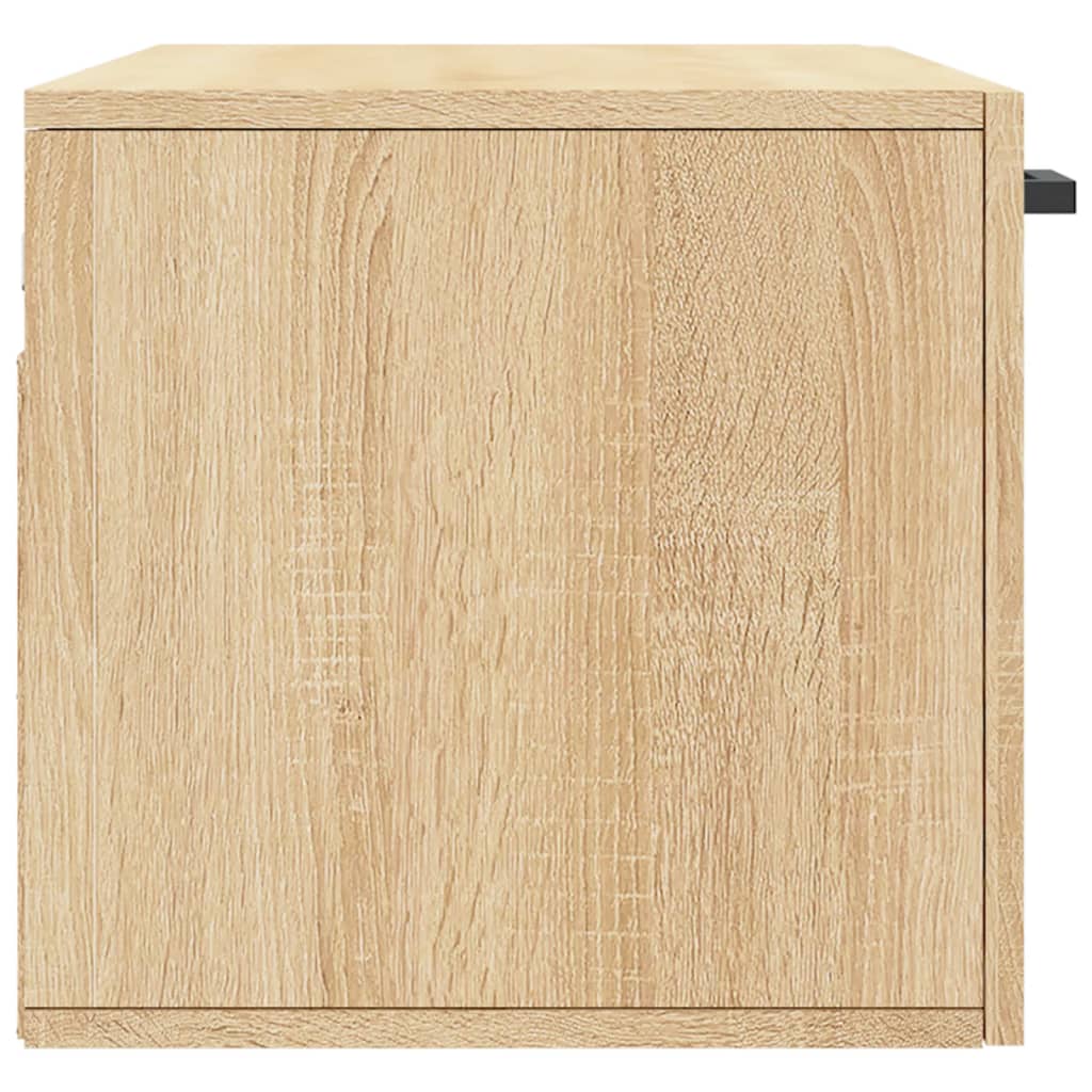 vidaXL Wandschrank Sonoma-Eiche 80x36,5x35 cm Holzwerkstoff