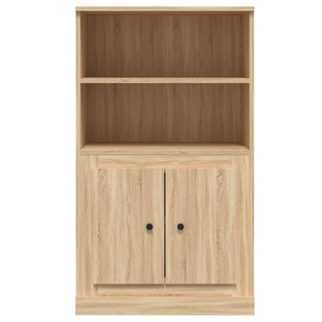 vidaXL Highboard Sonoma-Eiche 60x35,5x103,5 cm Holzwerkstoff