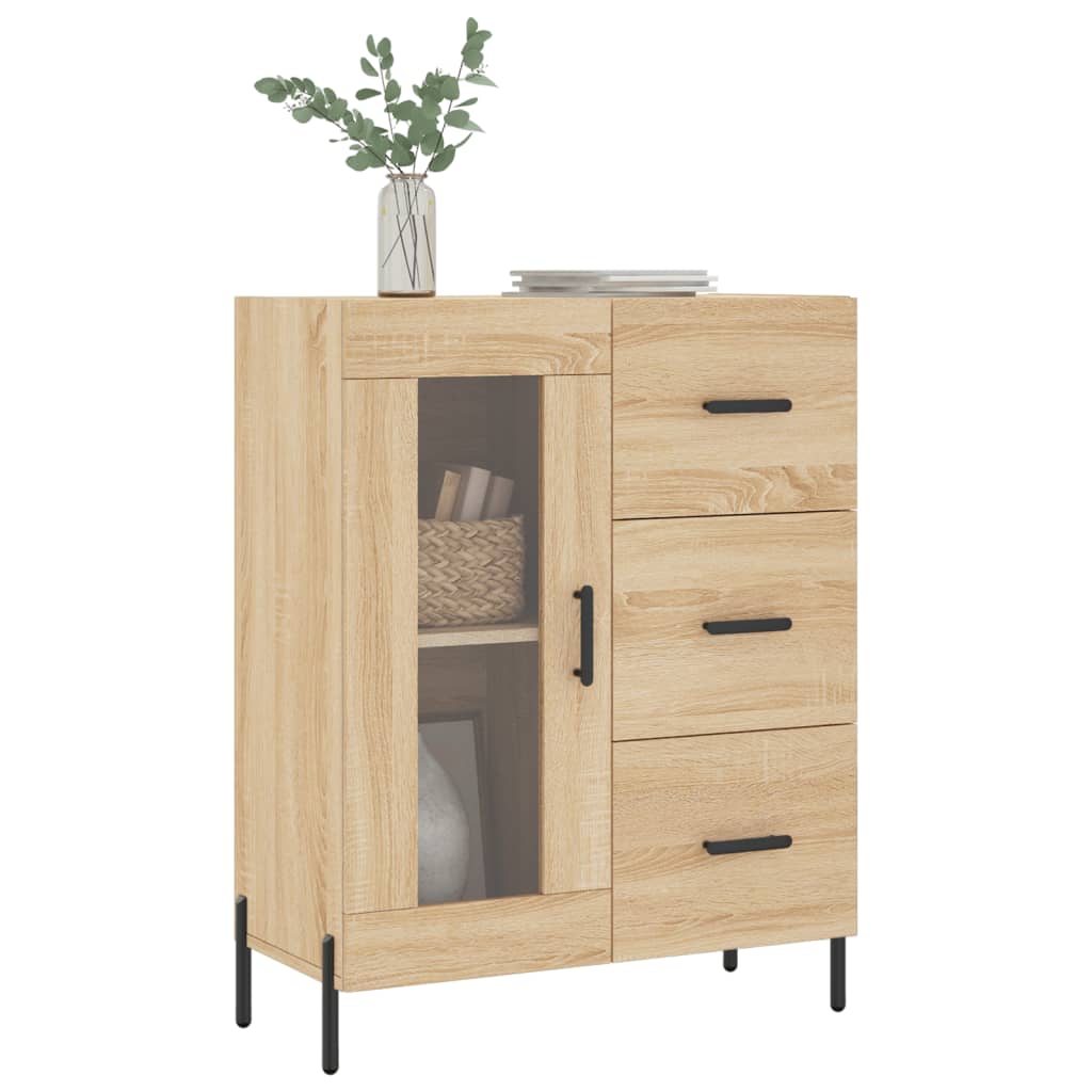 vidaXL Sideboard Sonoma-Eiche 69,5x34x90 cm Holzwerkstoff