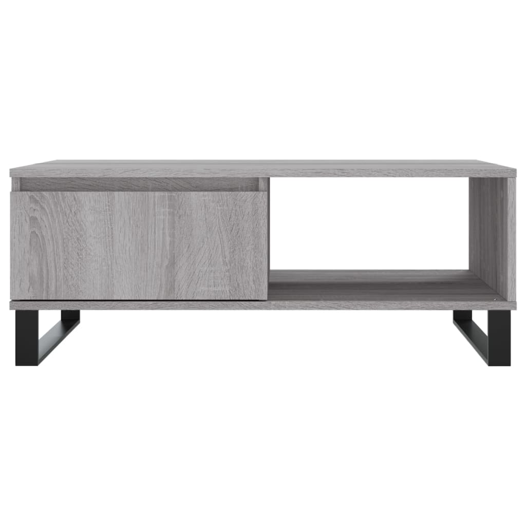 vidaXL Couchtisch Grau Sonoma 90x60x35 cm Holzwerkstoff