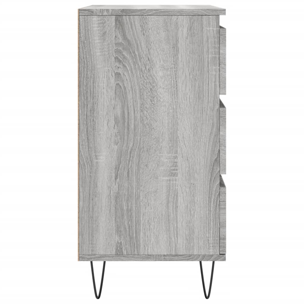 vidaXL Sideboard Grau Sonoma 60x35x70 cm Holzwerkstoff