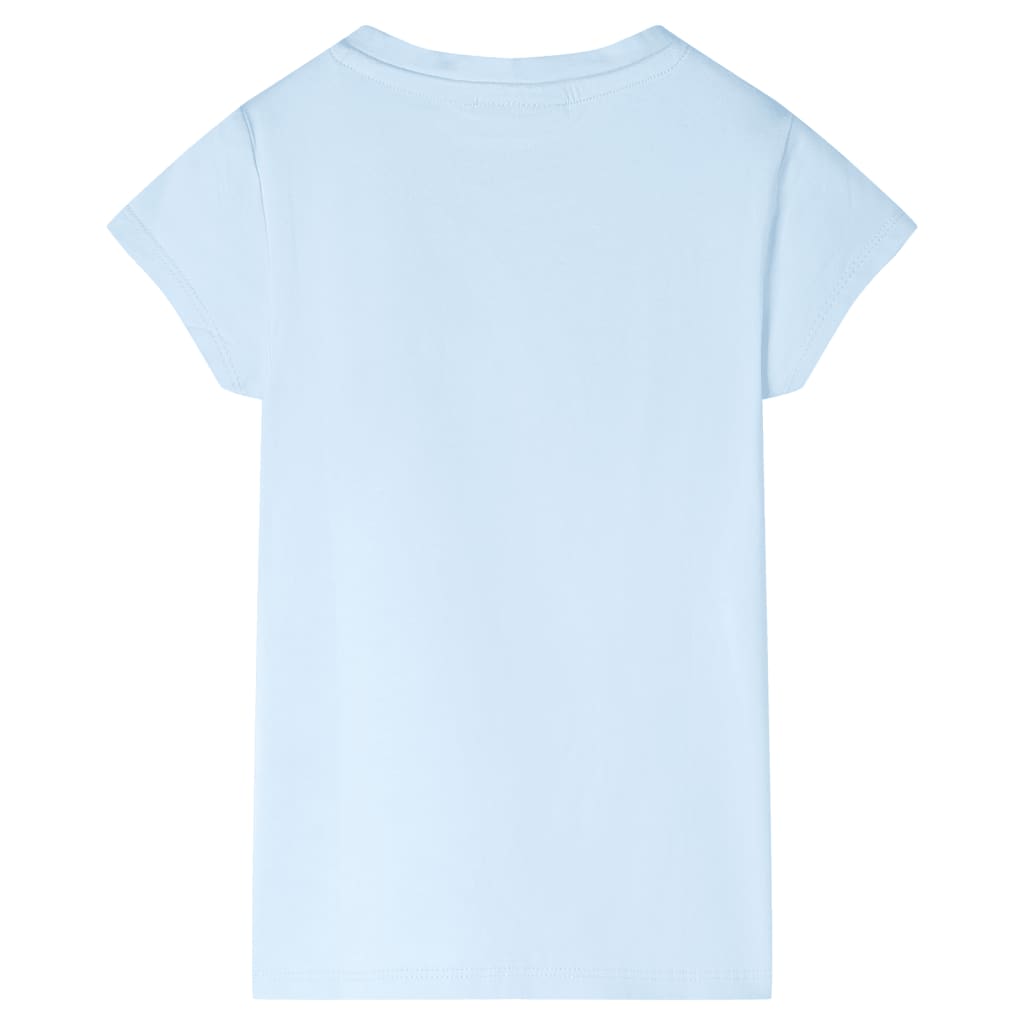 Kinder-T-Shirt Hellblau 104