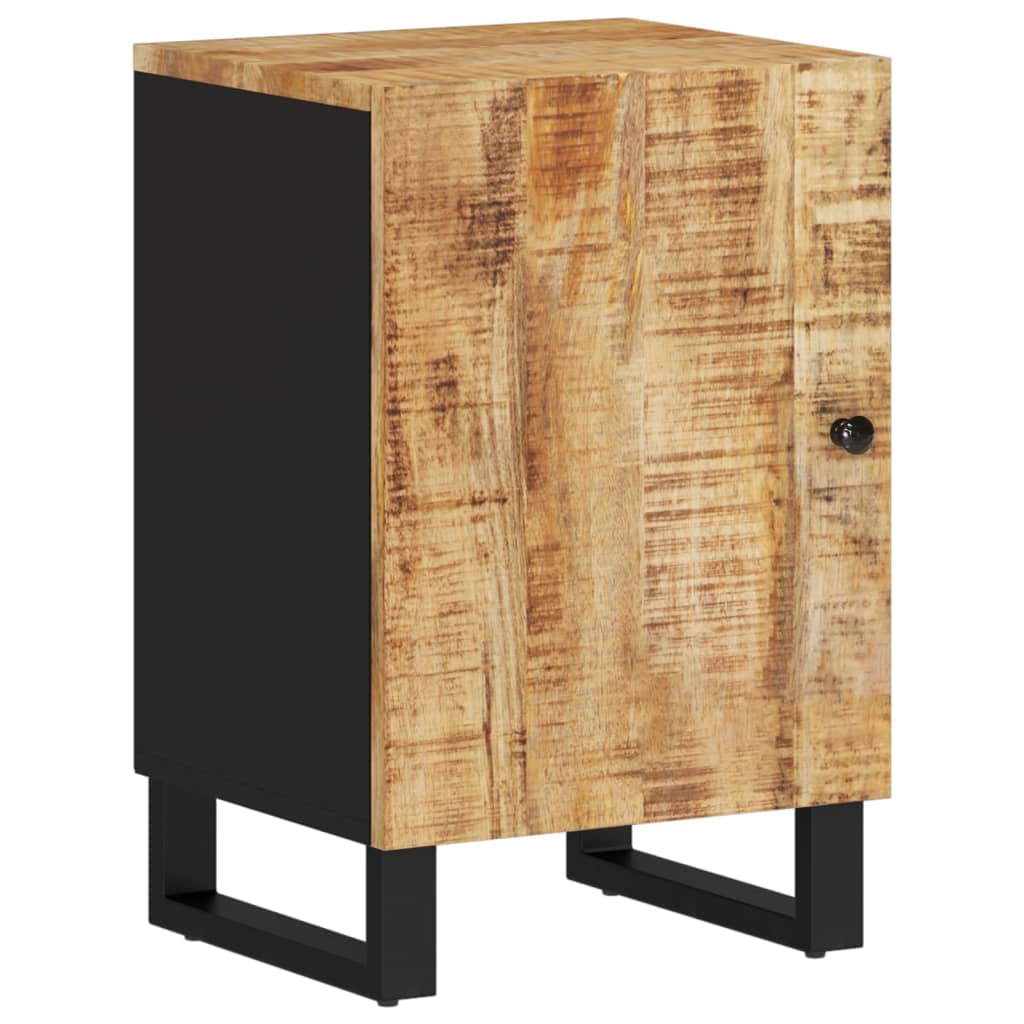 vidaXL Badschrank 38x33x58 cm Massivholz Mango