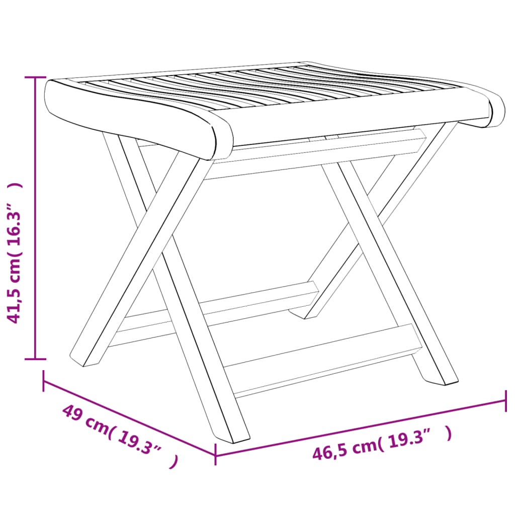 vidaXL 3-tlg. Garten-Lounge-Set Massivholz Teak