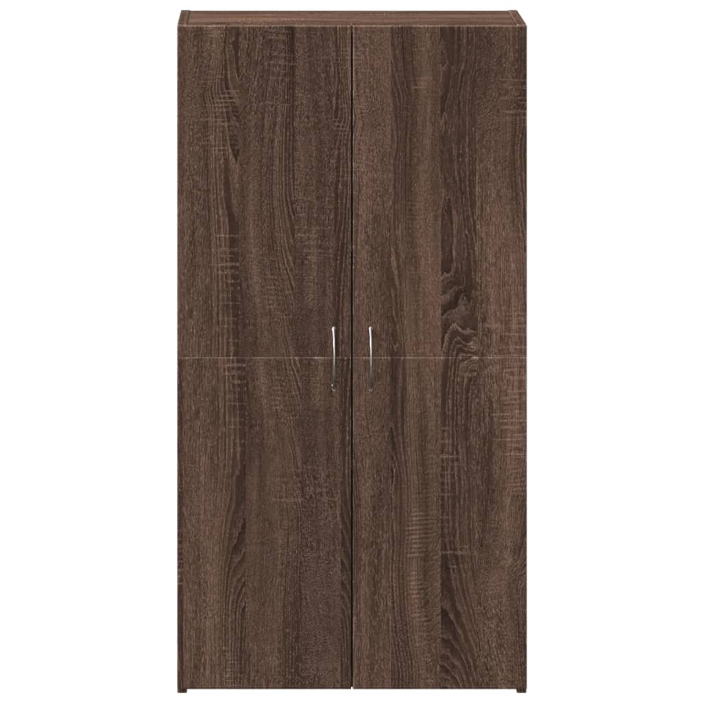 vidaXL Aktenschrank Braun Eichen-Optik 60x32x115 cm Holzwerkstoff