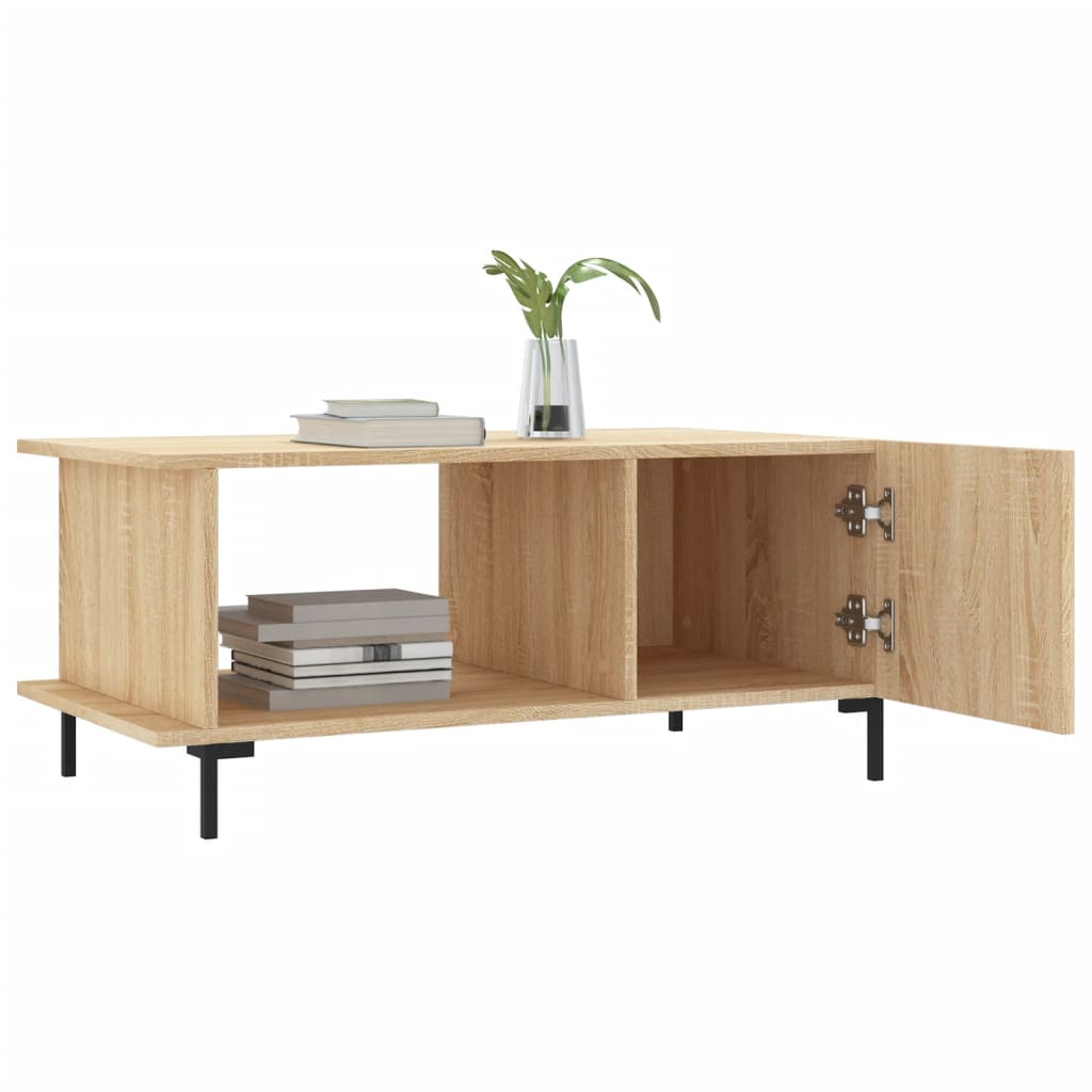 vidaXL Couchtisch Sonoma-Eiche 90x50x40 cm Holzwerkstoff